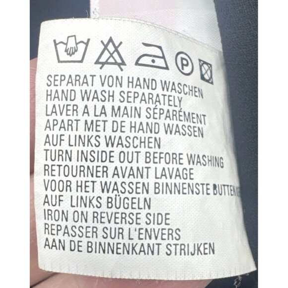 Ulla Popken Black Sequin Sheer 3/4 Sleeve Button Up Tunic Blouse Top Sz 16/18 - Picture 11 of 12